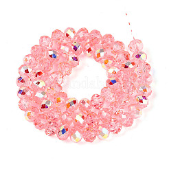 Transparent Glass Beads Strands&nbsp;EGLA-N016-8mm-09