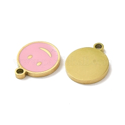 Ion Plating(IP) 316L Surgical Stainless Steel Charms&nbsp;STAS-D035-04B-G