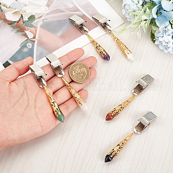 Gemstone Bullet Pendant Credit Card Clip Puller&nbsp;AJEW-PH01538