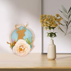4Pcs 4 Styles Wooden Base Display&nbsp;WOOD-FG0001-36