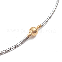 304 Stainless Steel Round Snake Chain Anklets&nbsp;LS-AJEW-G024-13A