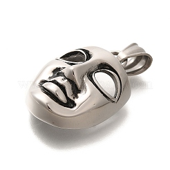 304 Stainless Steel Pendants&nbsp;STAS-Z110-25AS-02