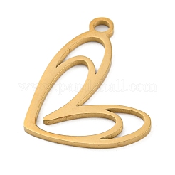 Ion Plating(IP) 304 Stainless Steel Pendants&nbsp;STAS-B056-12G