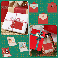18 Bags 3 Colors Christmas Paper Congratulation Card&nbsp;DIY-TA0013-84