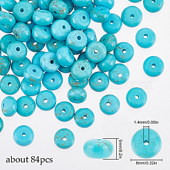 1 Strand Natural Howlite Beads Strands&nbsp;TURQ-SC0001-26C