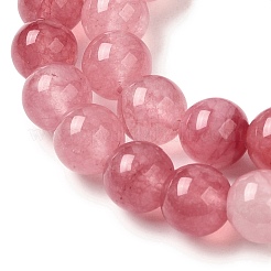 Natural White Jade Beads Strands&nbsp;G-H348-8mm-06
