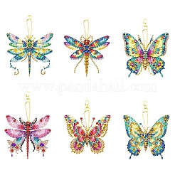 DIY Diamond Painting Butterfly Keychain Kits&nbsp;PW-WGC0FFB-01