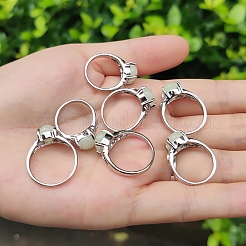 Synthetic Luminous Stone Oval Finger Ring&nbsp;LUMI-PW0001-116C