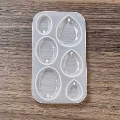 DIY Teardrop Pendant Silicone Molds&nbsp;DIY-G079-02
