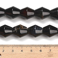 Natural Black Agate Beads Strands&nbsp;GG-L001-D01-01