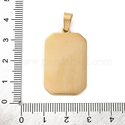 Ion Plating(IP) 304 Stainless Steel Enamel Pendants&nbsp;STAS-Q003-01G-020