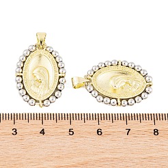 Rack Plating Brass Pendants&nbsp;KK-P269-15G-B