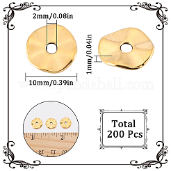 200Pcs Tibetan Style Alloy Wavy Spacer Beads&nbsp;FIND-SC0008-89