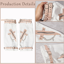 Polyester Leg Sleeves&nbsp;AJEW-WH20042-74A