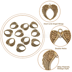 Zine Alloy Big Pendants&nbsp;FIND-FH0006-11