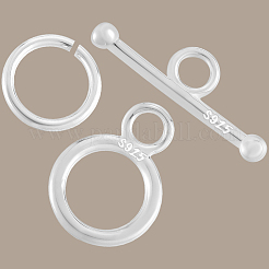 925 Sterling Silver Toggle Clasps&nbsp;STER-BBC0008-56