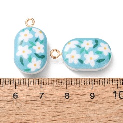 Printed Alloy with Acrylic Pendants&nbsp;AL-CBAE25B-04H-G