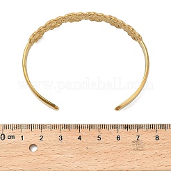 304 Stainless Steel Cuff Bangles for Women&nbsp;BJEW-P359-02G
