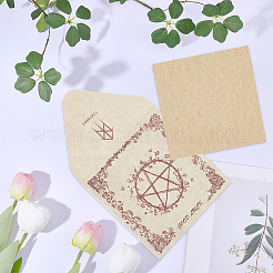 36Pcs Pentagram Pattern Tarot Card Theme Paper Greeting Card&nbsp;WICR-CN0001-04