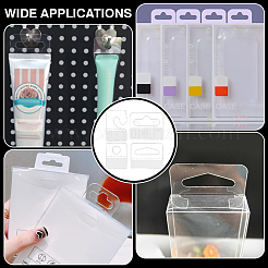 600Pcs PET Back Adhesive Slot Hole Hang Tabs&nbsp;DIY-PH0031-06