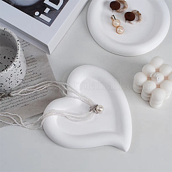 3Pcs 3 Style Resin Jewelry Storage Plate&nbsp;AJEW-FG0002-42