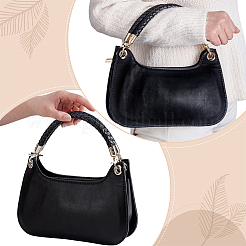 PU Imitation Leather Braided Bag Handles&nbsp;DIY-WH0366-41A