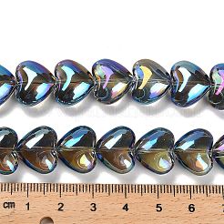 Electroplate UV Plating Glass Beads Strands&nbsp;EGLA-B008-01A-FR03