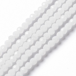 Imitation Jade Glass Beads Strands&nbsp;EGLA-J042-4mm-30