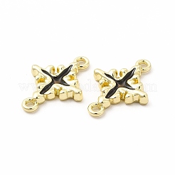 Rack Plating Alloy Enamel Connector Charms&nbsp;LS-FIND-G051-02LG-02