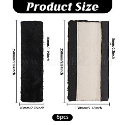 Flocked Cloth Car Safety Belt Cover&nbsp;AJEW-WH0609-949