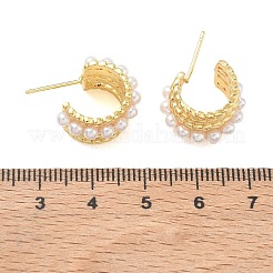 Brass Stud Earrings for Women&nbsp;EJEW-A168-19G