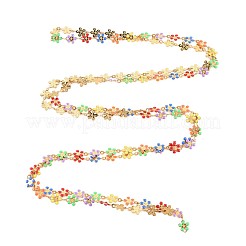 Ion Plating(IP) 304 Stainless Steel Sunflower Link Chains&nbsp;STAS-N092-121