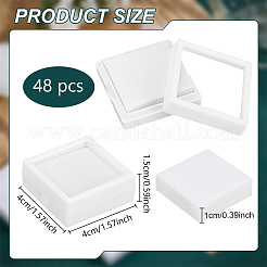 48Pcs Plastic Jewelry Loose Diamond Gems Storage Boxes&nbsp;OBOX-BC0001-53