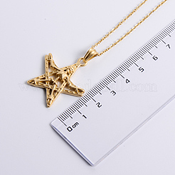 Vintage Gothic Stainless Steel Skeleton Pentagram Pendant Necklaces for Women and Men&nbsp;WQ3866