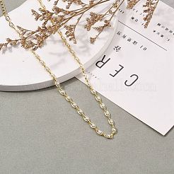 Glass Pearl Link Chain Necklaces&nbsp;NJEW-JN03203