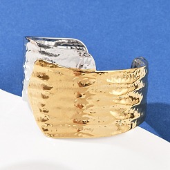 304 Stainless Steel Cuff Bangles for Women&nbsp;BJEW-G757-12GP