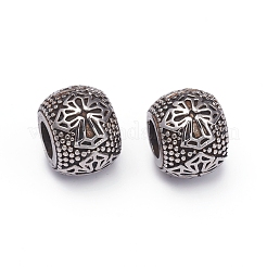 304 Stainless Steel European Beads&nbsp;STAS-G220-37AS