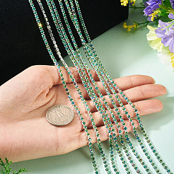 5 Strand Alloy Glass Rhinestone Cup Chains&nbsp;AJEW-TA0002-49A