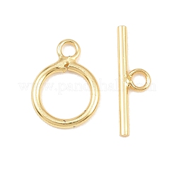 Ring Brass Toggle Clasps&nbsp;KK-G548-38G