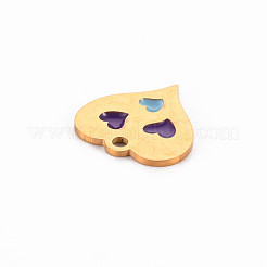 304 Stainless Steel Enamel Charms&nbsp;STAS-Q242-035B