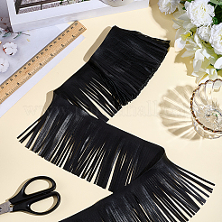2M PU Leather Suede Fringe Trim&nbsp;DIY-CL0002-36A