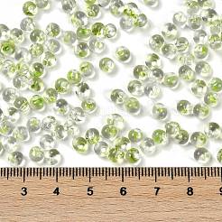 6/0 Spray Paint Fringe Glass Seed Beads&nbsp;SEED-H003-11N