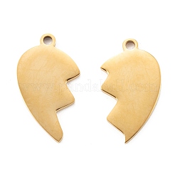 304 Stainless Steel Split Pendants&nbsp;STAS-G251-07B-G