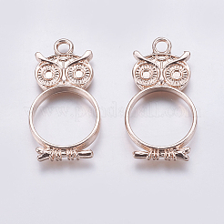 Alloy Open Back Bezel Pendants&nbsp;PALLOY-P163-09RG