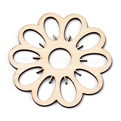 Unfinished Natural Poplar Wood Filigree Joiners Links&nbsp;WOOD-TAC0012-07