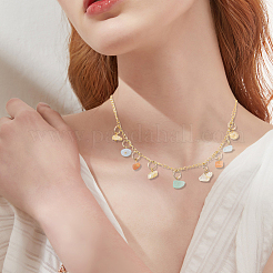 98Pcs 7 Styles Natural Stone Chip Charms&nbsp;FIND-SC0020-25