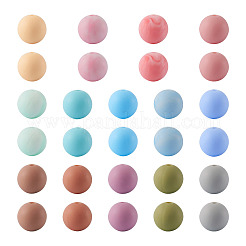 140Pcs 14 Colors Food Grade Eco-Friendly Silicone Beads&nbsp;SIL-TA0001-26