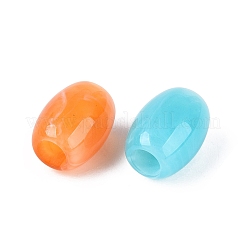 Two Tone Acrylic European Beads&nbsp;OACR-N161-01