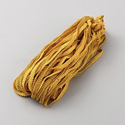 25 Yards Metallic Yarn Ribbons&nbsp;OCOR-WH0058-61B