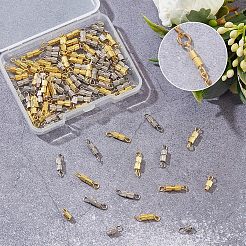100pcs 2 Colors Brass Screw Clasps&nbsp;KK-NB0002-66